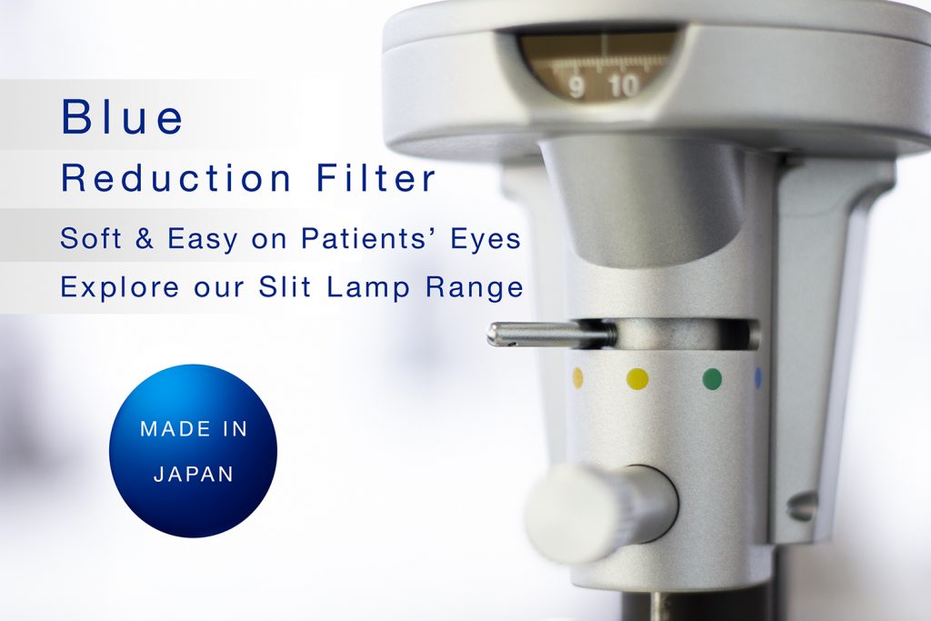 LED advantages and blue reduction built-in Takagi Slit Lamps